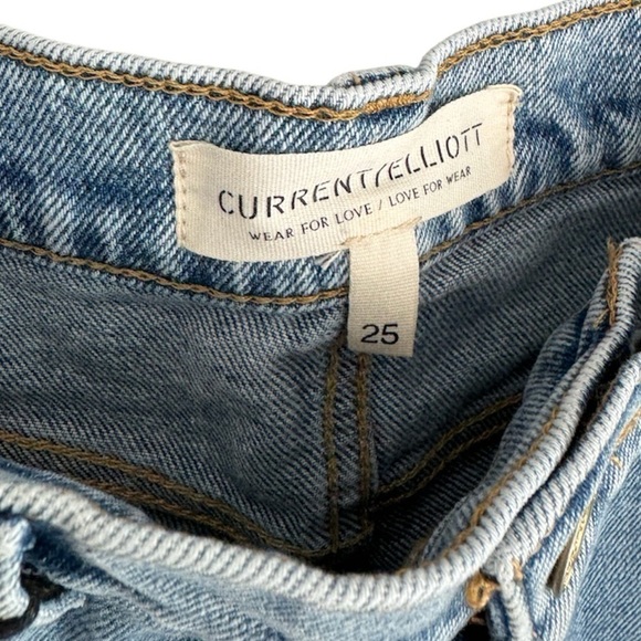 New! Current/Elliott Soulmate‎ High Rise Slim Straight Jeans - Picture 10 of 10